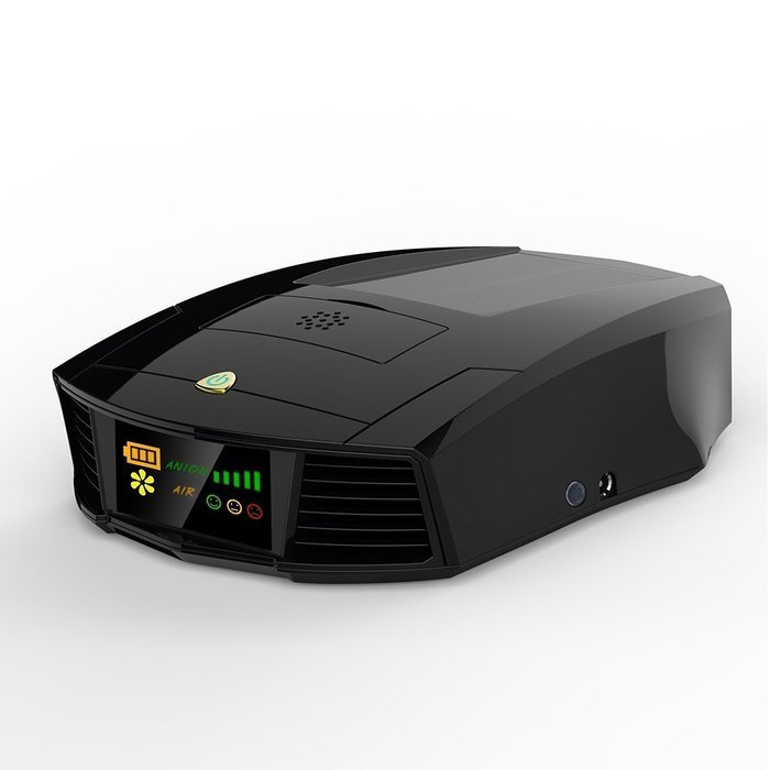 Lamborghini Style Air Purifier for car Smart Air Ionizer and Air Freshener with Solar Charger and 2000mAh battery... N2