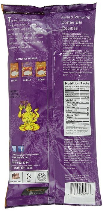 MOCAFE Precious Divinity Spiced Chai Tea Mix, 3-Pound Bag
