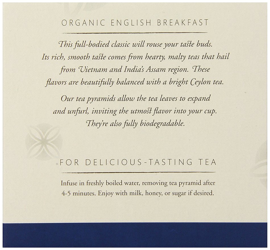 Choice Organic Whole Leaf Organics Sweet Liquorice Mint Tea Pyramids, 15-Count, 0.95-Ounce Boxes (Pack of 3) N51