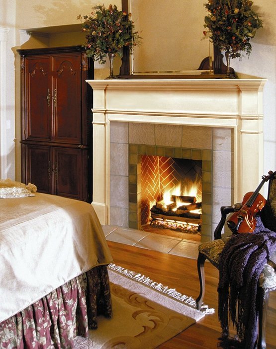 Pearl Mantels 120-48 Windsor 48-Inch Fireplace Mantel Surround, Unfinished N5