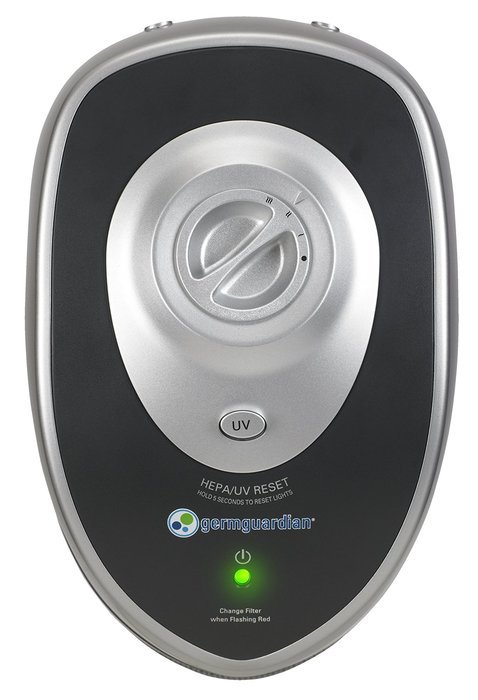 Guardian Technologies AC5000E 3-in-1 True HEPA Air Purifier System with UV Sanitizer and Odor Reduction, 28-Inch... N6