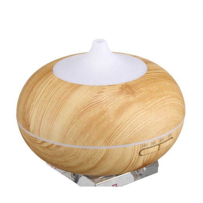 GD2016 300ml Aroma Essential Oil Diffuser Ultrasonic Cool Mist Humidifier 7 Color Changing LED Lights Wood Grain... N9