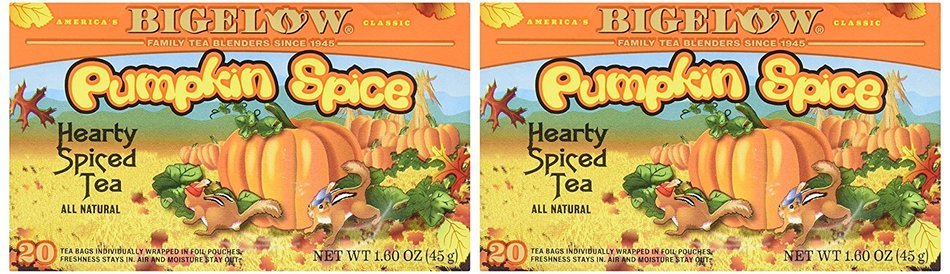 Bigelow Tea Pumpkin Spice - 2 Pack, 40 Teabags N2
