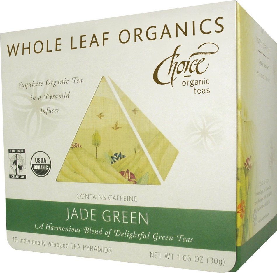 Choice Organic Whole Leaf Organics Sweet Liquorice Mint Tea Pyramids, 15-Count, 0.95-Ounce Boxes (Pack of 3) N60