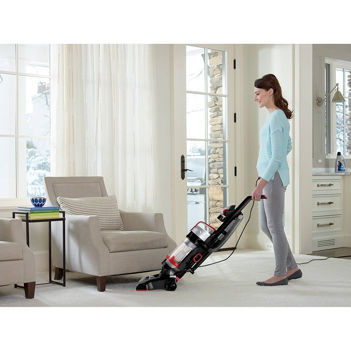 Bissell Powerforce Helix Bagless Upright Vacuum Cleaner, Red free image ...