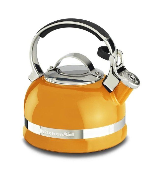 KitchenAid KTEN20SBEU 2.0-Quart Kettle with Full Stainless Steel Handle and Trim Band - Cameo Blue N5