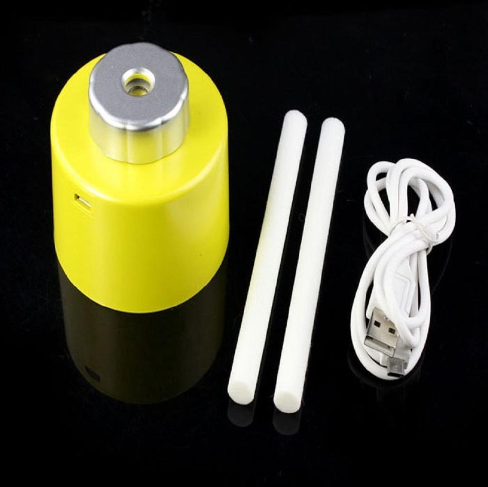 Leewa Protable USB Charging Bottle Caps Humidifier - Steam Mist Diffuser - 40ml/h Humidification (White) N2
