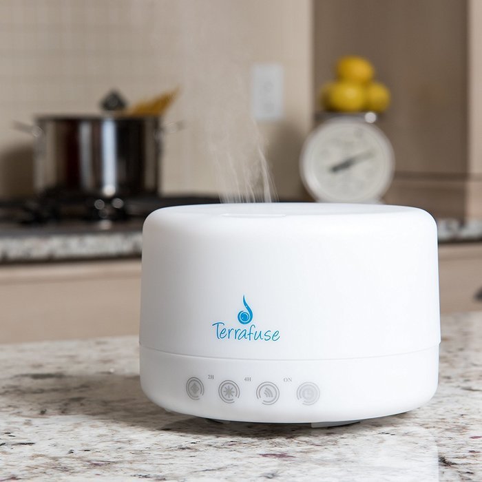 TERRAfuse Essential Oil Diffuser, NEW 2016 Model, Advanced Ultrasonic & Pressure Touch Button Technology, 500ml... N2