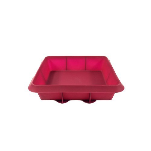 Silicone Lasagne Cake Pan (Red Wine) & (Red) - Square Pan N3