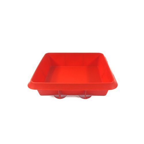 Silicone Lasagne Cake Pan (Red Wine) & (Red) - Square Pan N4