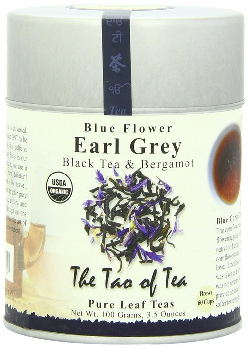 The Tao of Tea, Blue Flower Earl Grey Black Tea, Loose Leaf, 3.5 Ounce Tin