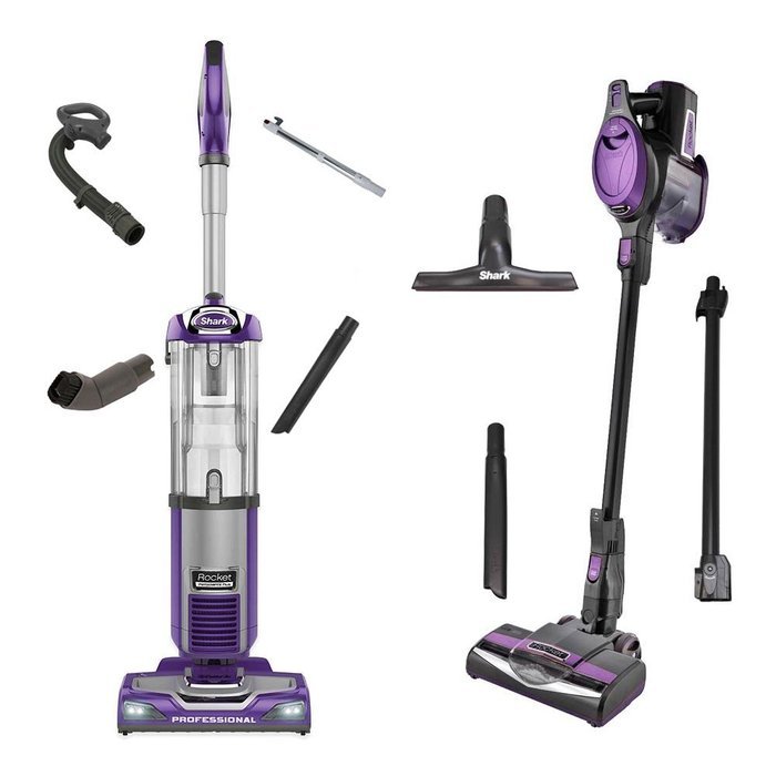 Shark Rocket Pro Plus Vacuum + Rocket Ultralight, Purple, (Certified Refurbished )