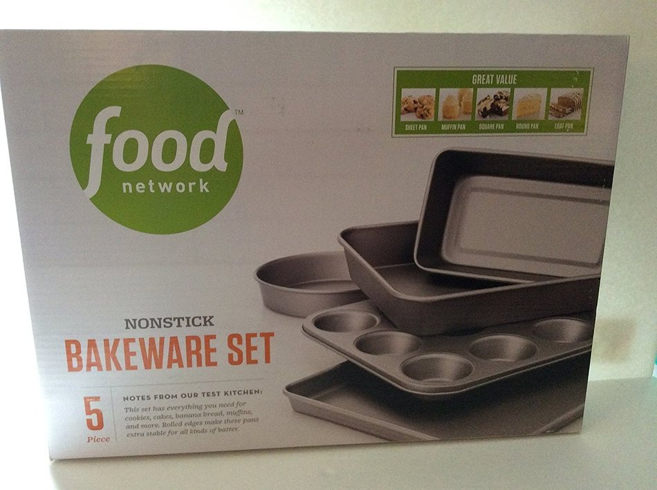 Food Network 5 Piece Nonstick Bakeware Set