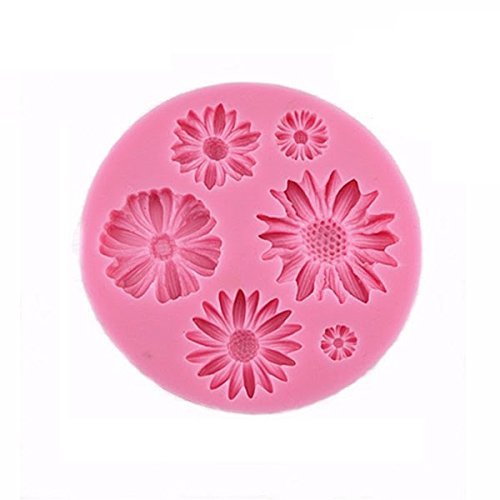 "dipshop Daisy Silicone Fondant Cake Mold Chocolate Polymer Clay Mould" shopping N3