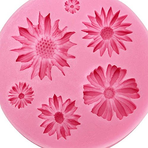 "dipshop Daisy Silicone Fondant Cake Mold Chocolate Polymer Clay Mould" shopping N5