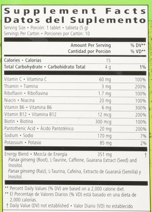 Herbalife Liftoff Tropical Fruit 10 Tabs N10