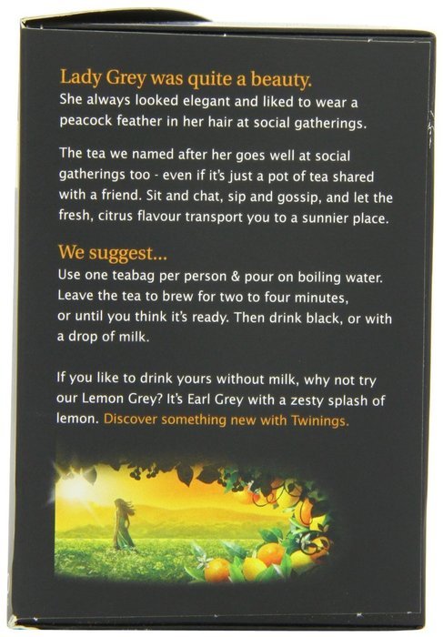 Twinings(uk) Lady Grey 50 Tea Bags N2