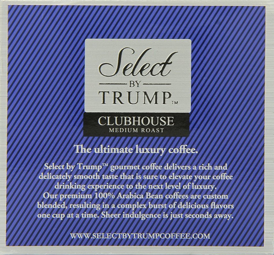 Select by Trump Resort Coffee Single-Cup Coffee, 12 Count (Pack of 6) N12