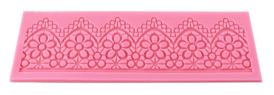 Umiwe(TM) Rose Flower Silicone Ice Mold Fondant Jelly Mould Wedding Cake Decorations,Random Color With Umiwe Accessory N8