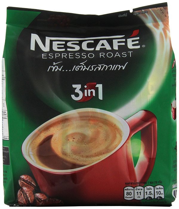 Nescafe Espresso Roast 3 in 1 Instant Coffee, 27-Count N2