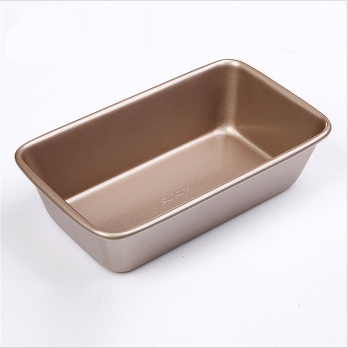 Big Rectangular Food Grade Gold Bread Baking Pan Flexible&Non-stick N2