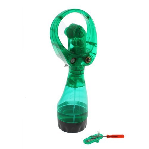 Deluxe Hand Held Water Misting Fan- Green
