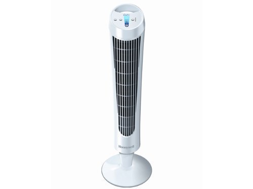 Tower Fan Premium Oscillating Floor Quiet Wind Machine With Remote In White 5 Speed Cooling Slim Design