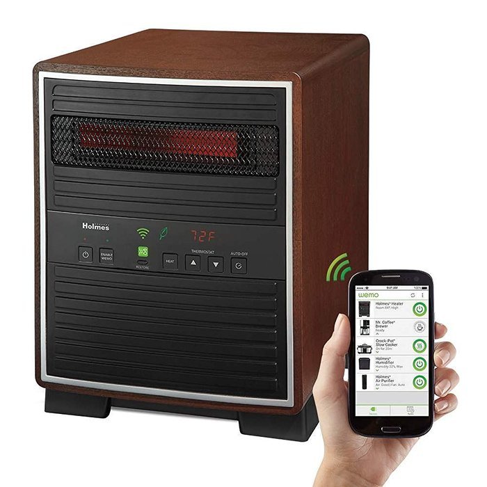 Holmes Smart Wifi-Enabled WeMo X-Large Heater, 1500 watts N6