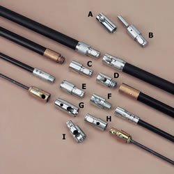 Buttonlok Connector With 3/8" Pt Female Fiber Glass Rod End