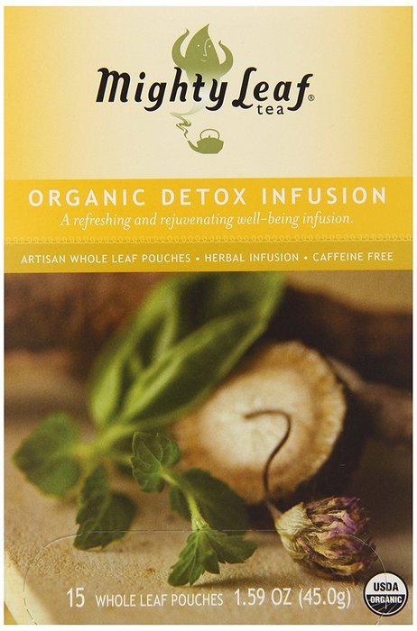 Mighty Leaf Herbal Tea, Organic Detox Infusion, 15 Pouches N2