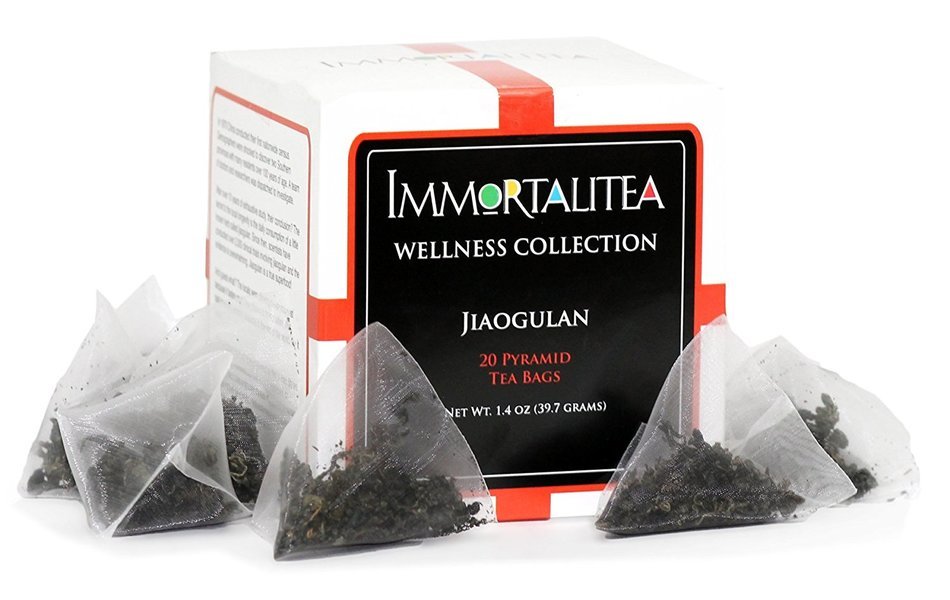 Jiaogulan (100% Gynostemma pentaphyllum) Tea - Best Quality Natural Loose Leaf Immortality Herb - Caffeine-Free... N13