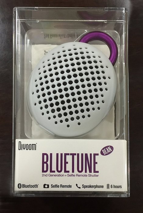 Divoom Bluetune Bean Portable Pocket Sized Bluetooth Speaker for IPhone 6S, 6 Samsung Galaxy S6, LG G4, iPad and... N6