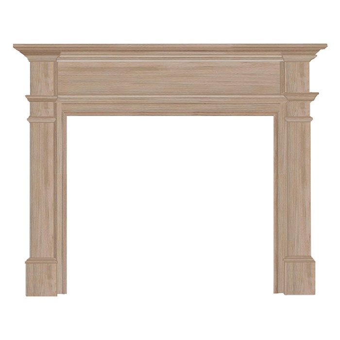 Pearl Mantels 120-48 Windsor 48-Inch Fireplace Mantel Surround, Unfinished N9