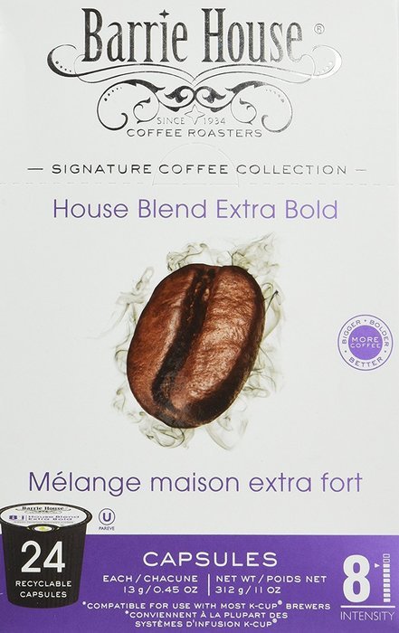 Barrie House Blend Extra Bold Single Cup Capsule, 24 Count N8