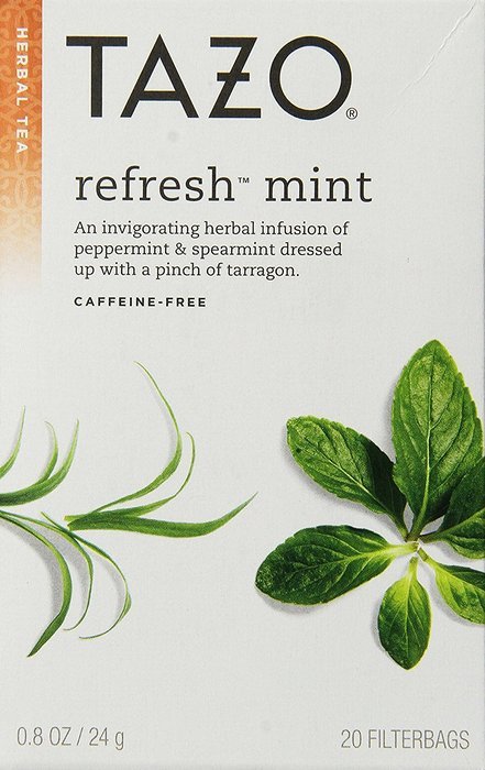 Tazo - Herbal Tea Caffeine Free Refresh Mint - 20 Tea Bags