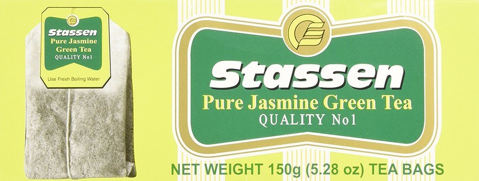 Stassen Pure Jasmine Green Tea, 100 Tea Bags