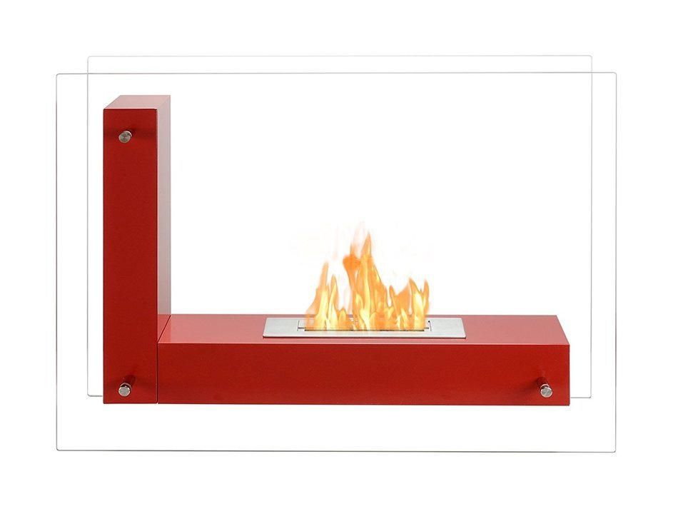 Ignis Ventless Bio Ethanol Fireplace Vitrum L Red N2