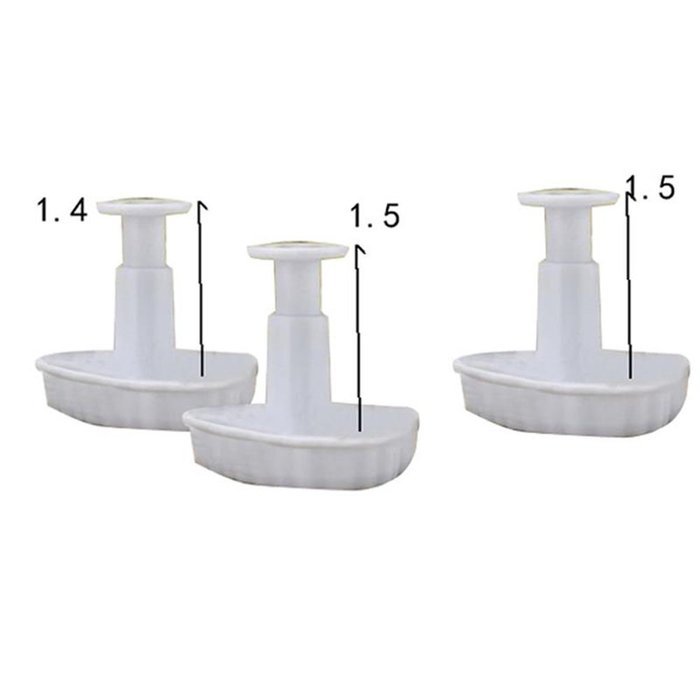 3Pcs/Set Heart Shaped Plunger Mould & 125 Designer Cupcake Liners Bundle Girls Party Theme N4
