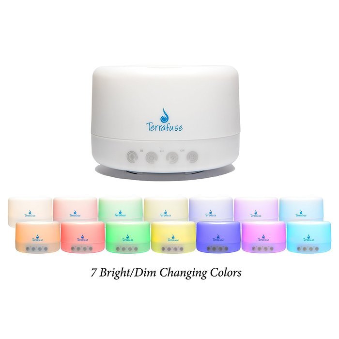 TERRAfuse Essential Oil Diffuser, NEW 2016 Model, Advanced Ultrasonic & Pressure Touch Button Technology, 500ml... N5