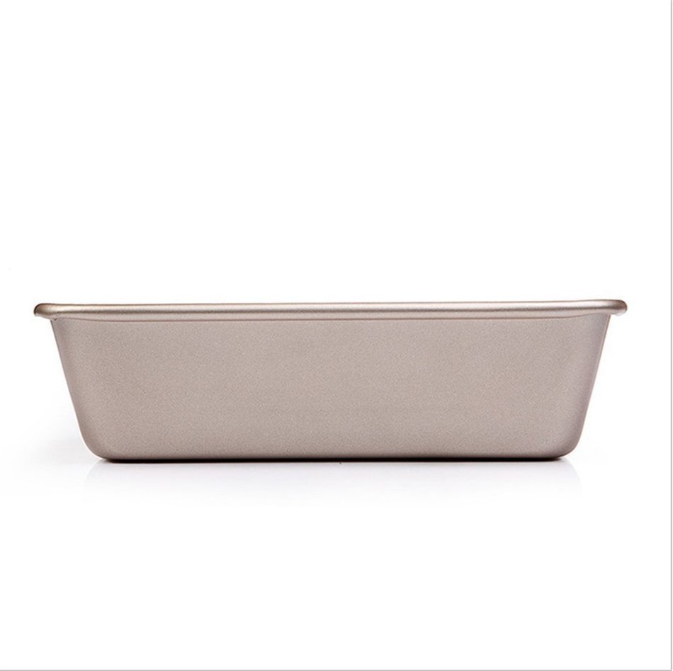 Big Rectangular Food Grade Gold Bread Baking Pan Flexible&Non-stick N5