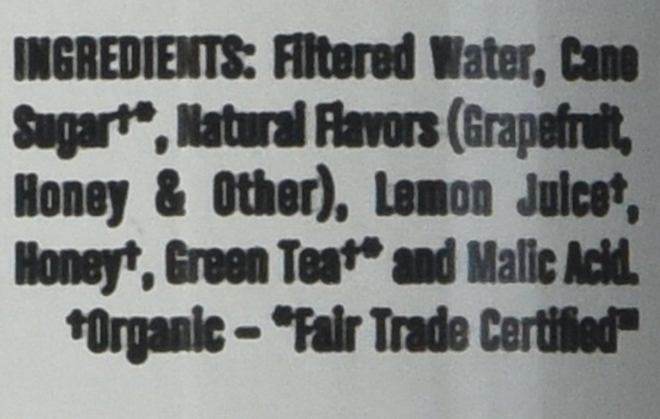 Steaz Organic Iced Green Tea, Lightly Sweetened Grapefruit Honey, 16 Ounce (Pack of 12) N4