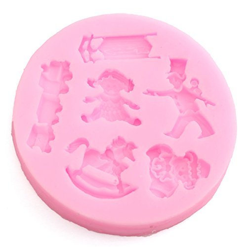 "Lovely Silicone Puppet Soilder Fondant Mold Mould 3D Cake Mold Cake Decoration" shopping N4