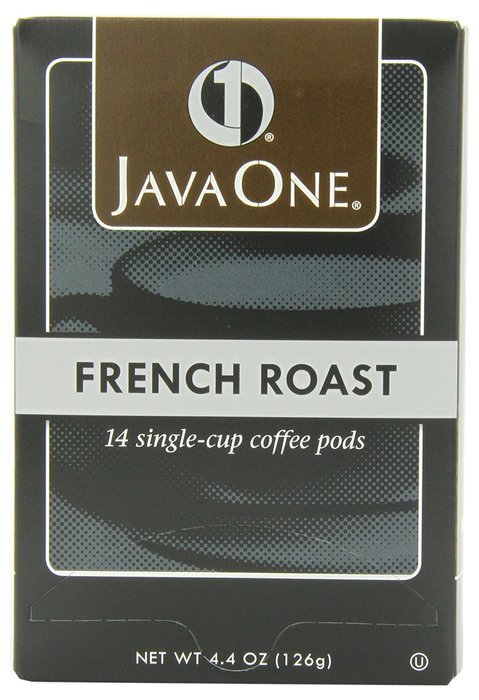 Java One French Roast Coffee, 14-Count Pods (Pack of 6) N4