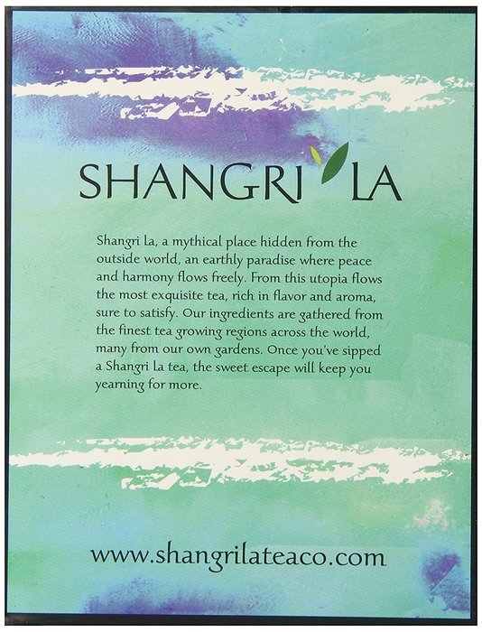 Shangri La Tea Company Organic Tea Sachet, Chamomile Mint, 15 Count N2