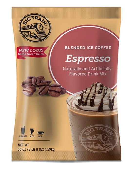 Big Train Blended Ice Coffee, Espresso, 3.5 Pound