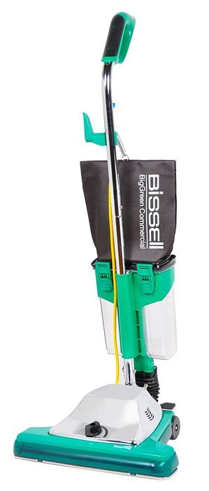 Bissell BigGreen Commercial BG102DC ProCup Comfort Grip Handle Upright Vacuum with Magnet, 870W, 16" Vacuum Width