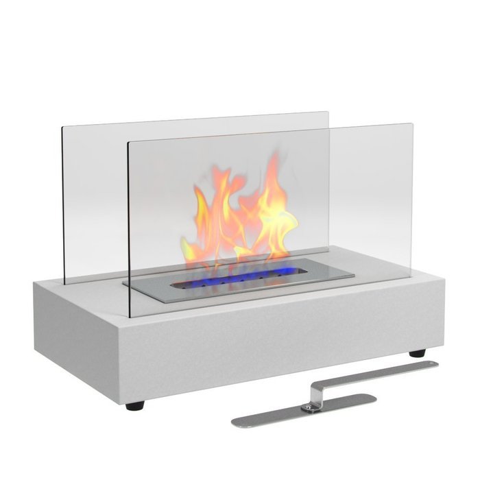 Moda Flame Vigo Ventless Table Top Ethanol Fireplace in Black N11