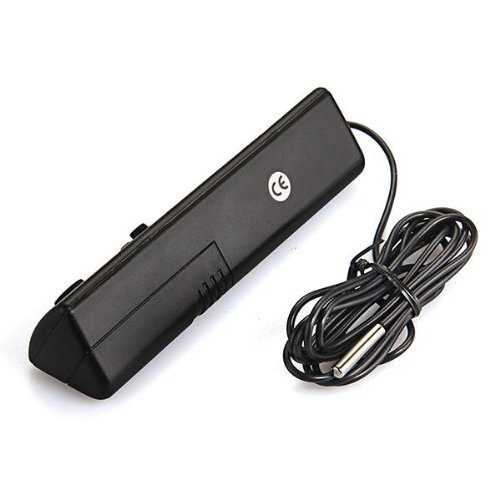 Digital Thermometer - SODIAL(R) LED Display Digital Thermometer With 2 Probe For Home Office Refrigeracion