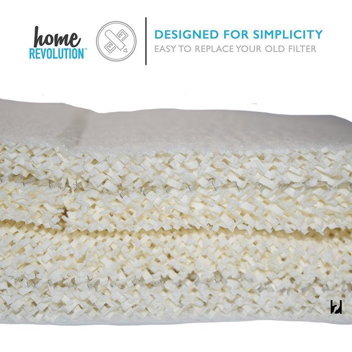 Honeywell HAC504AW A KAZ HAC-504V1 Comparable Humidifier Wick Filter; Home Revolution Brand Quality Replacement... N8