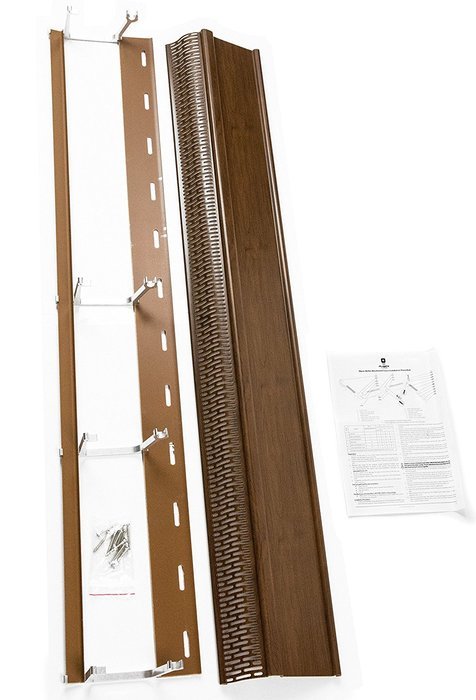 Better Baseboard Cover (8 Foot, Dark Walnut) N2